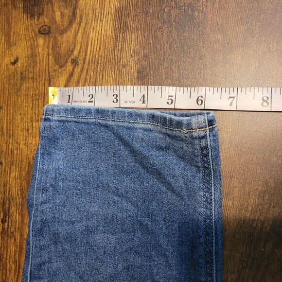 American Eagle Mom Jeans 8 R High Rise Medium Wash Stretch Denim - Picture 11 of 11